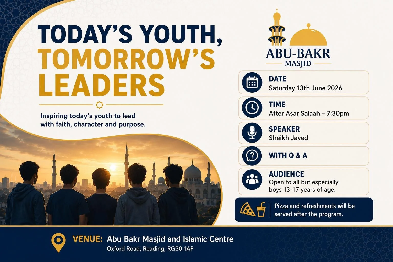 Today's Youth, Tomorrow's Leaders - Sunday, 13th June