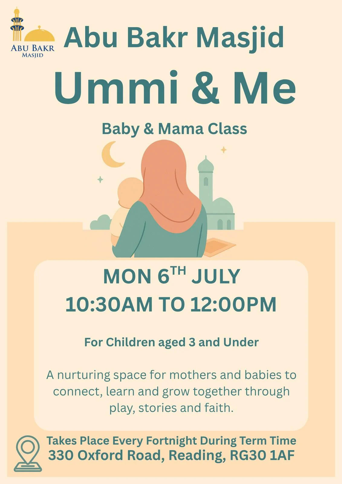 Ummi & Me - Baby & Mama Class at the Mosque - 6th July