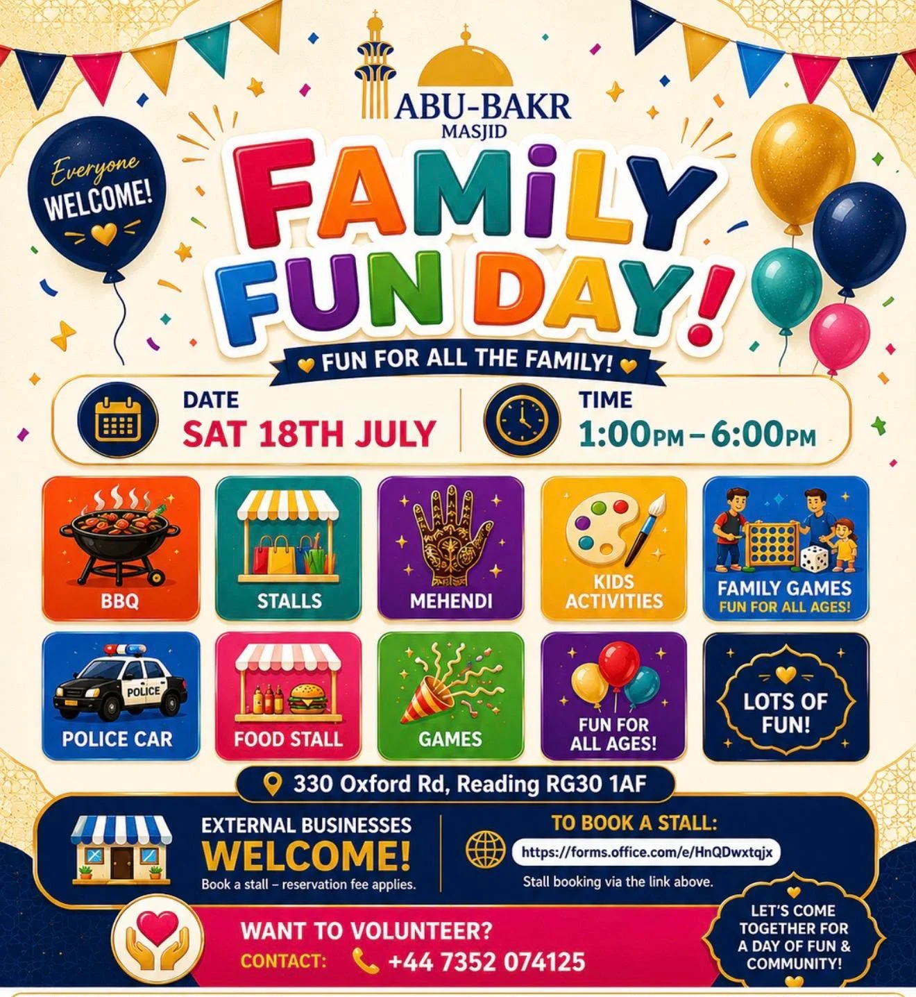 ABM Family Fun Day - Sat 18th July