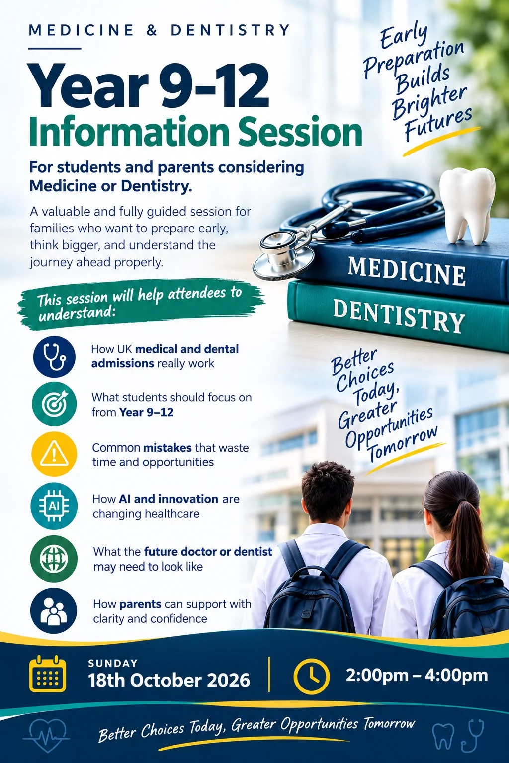 Careers Workshop - Medicine and Dentistry